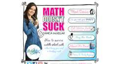 Desktop Screenshot of mathdoesntsuck.com